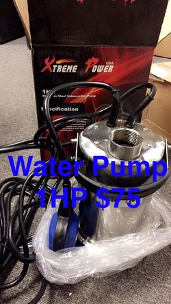 Water Pump for $75 firm