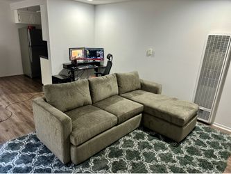 Sofa Chaise 93” Charcoal Grey Brand New (Living Spaces)