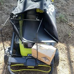 Ryobi Lawnmower  20in Push  come with 6ah battery and charger