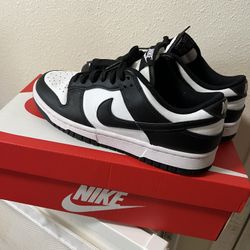 **Nike Dunk  PANDA Black White (size 8  Woman)