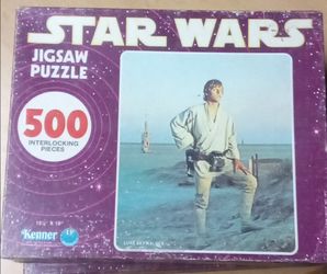 Kenner Star Wars 500-Piece Interlocking Cardboard Jigsaw Puzzle MPN 4012