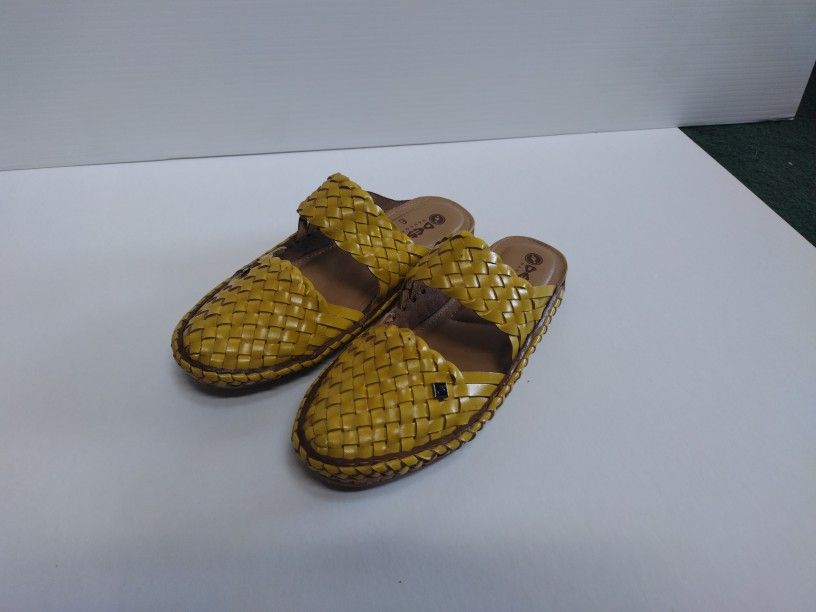 Desi Hangover Shoes Belle Yellow Size 6