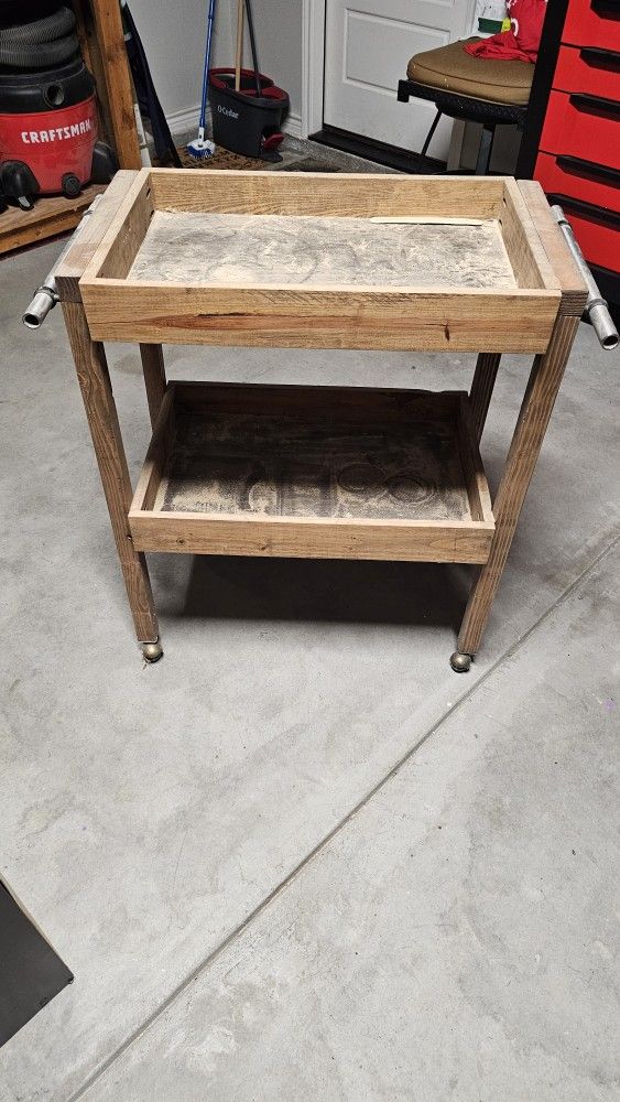 Rolling Wooden Cart for Sale in Odessa, TX OfferUp