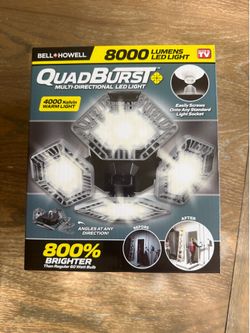 BELL HOWELL QUADBURST MULTI-DIRECTIONAL LED LIGHT 🔥BRAND NEW🔥