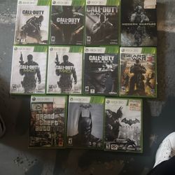 Xbox 360 Games all togeter