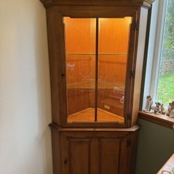 Corner Curio Cabinet