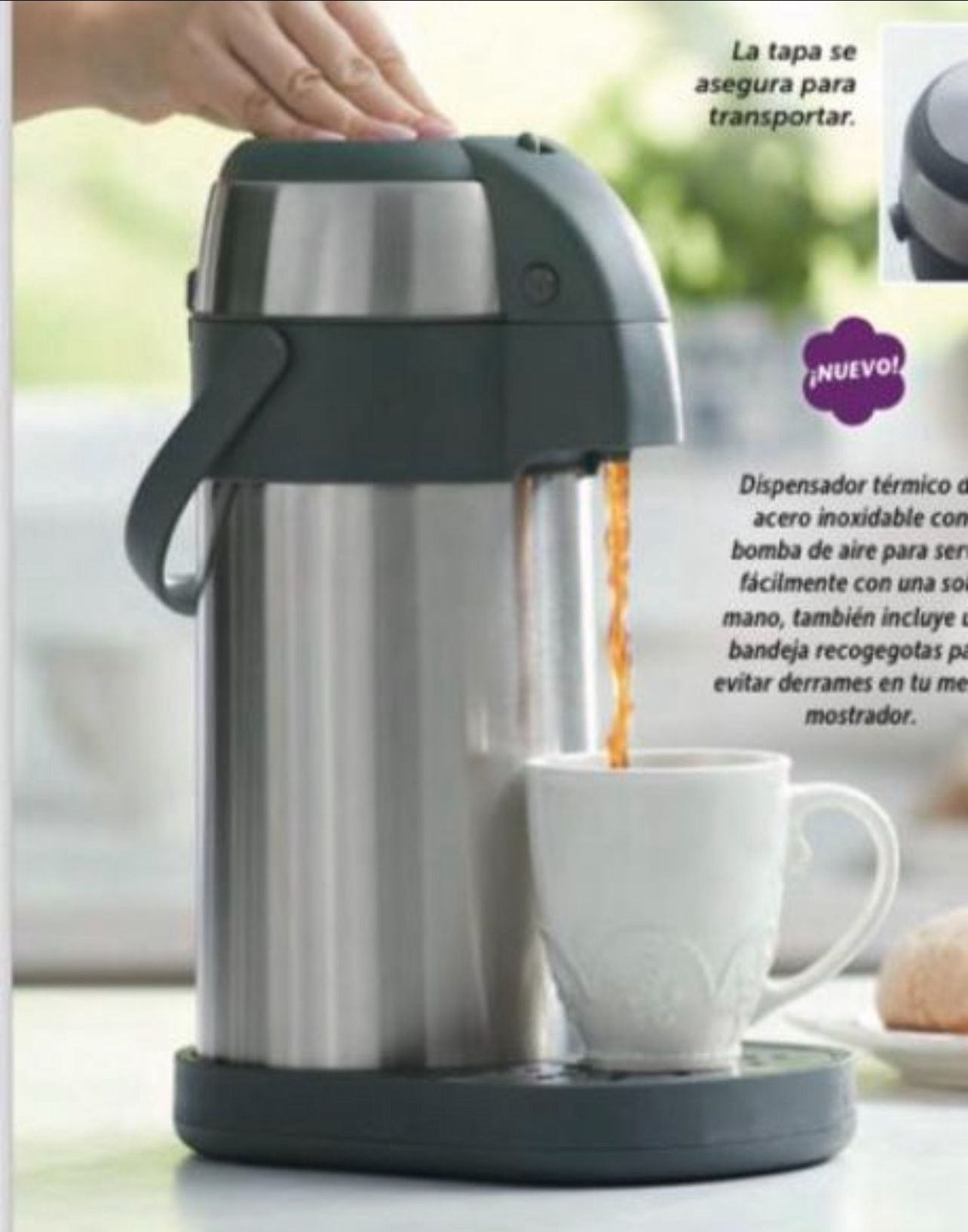 Termo Dispensador De Cafe Princess House Nuevo
