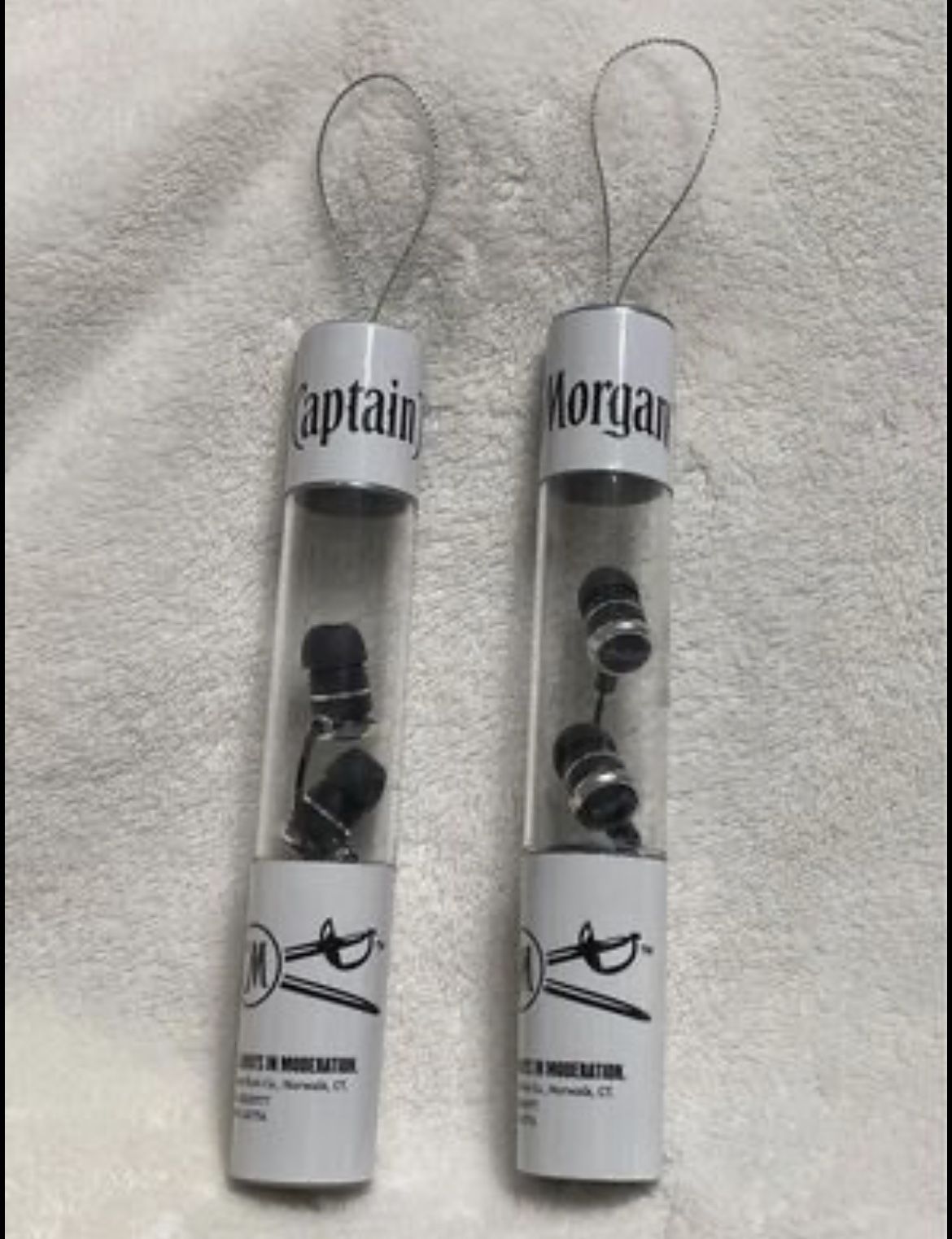 Captain Morgan Earbuds - 2 Pair, to be sold as a set of 2