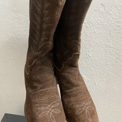 Justin suede women's boots size 7 B