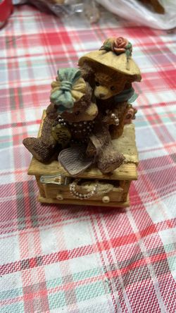 Teddy Hugs The San Francisco Music Box