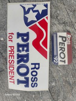 Campaign button and sticker