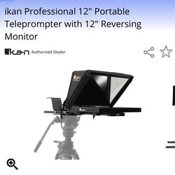 ikan Professional 12" Portable Teleprompter & Monitor