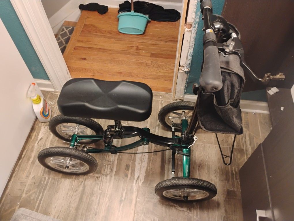 All Terrain Knee Scooter With Shock And Off Trail Tires