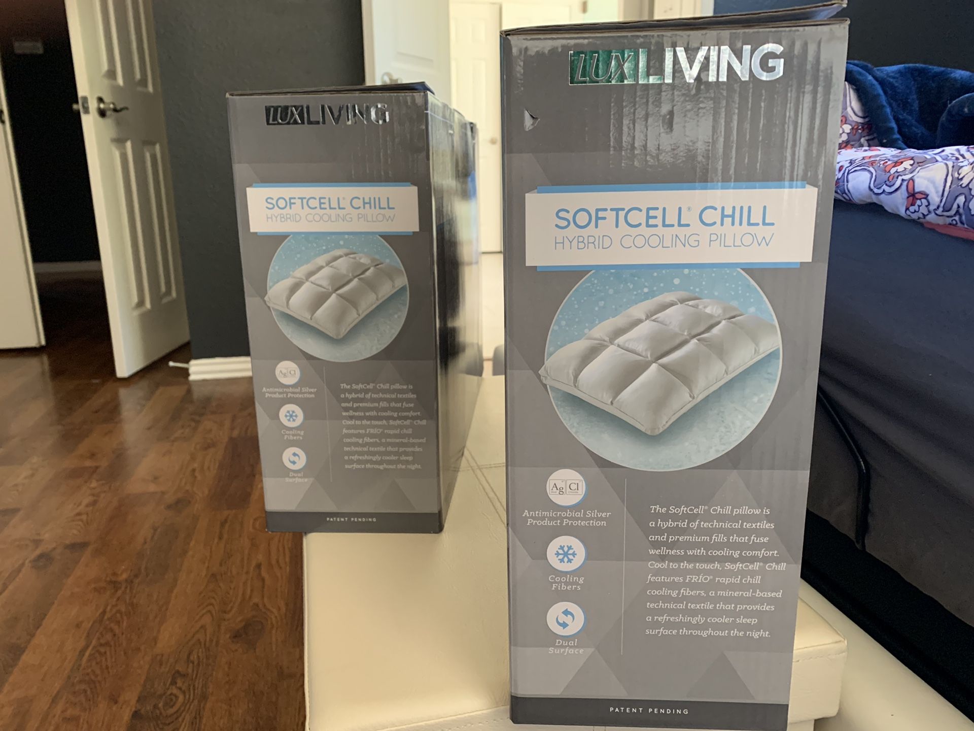 Lux living softcell chill hybrid cooling hot sale pillow reviews