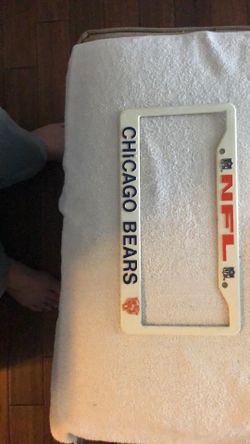 NFL Chicago Bears license plate frame