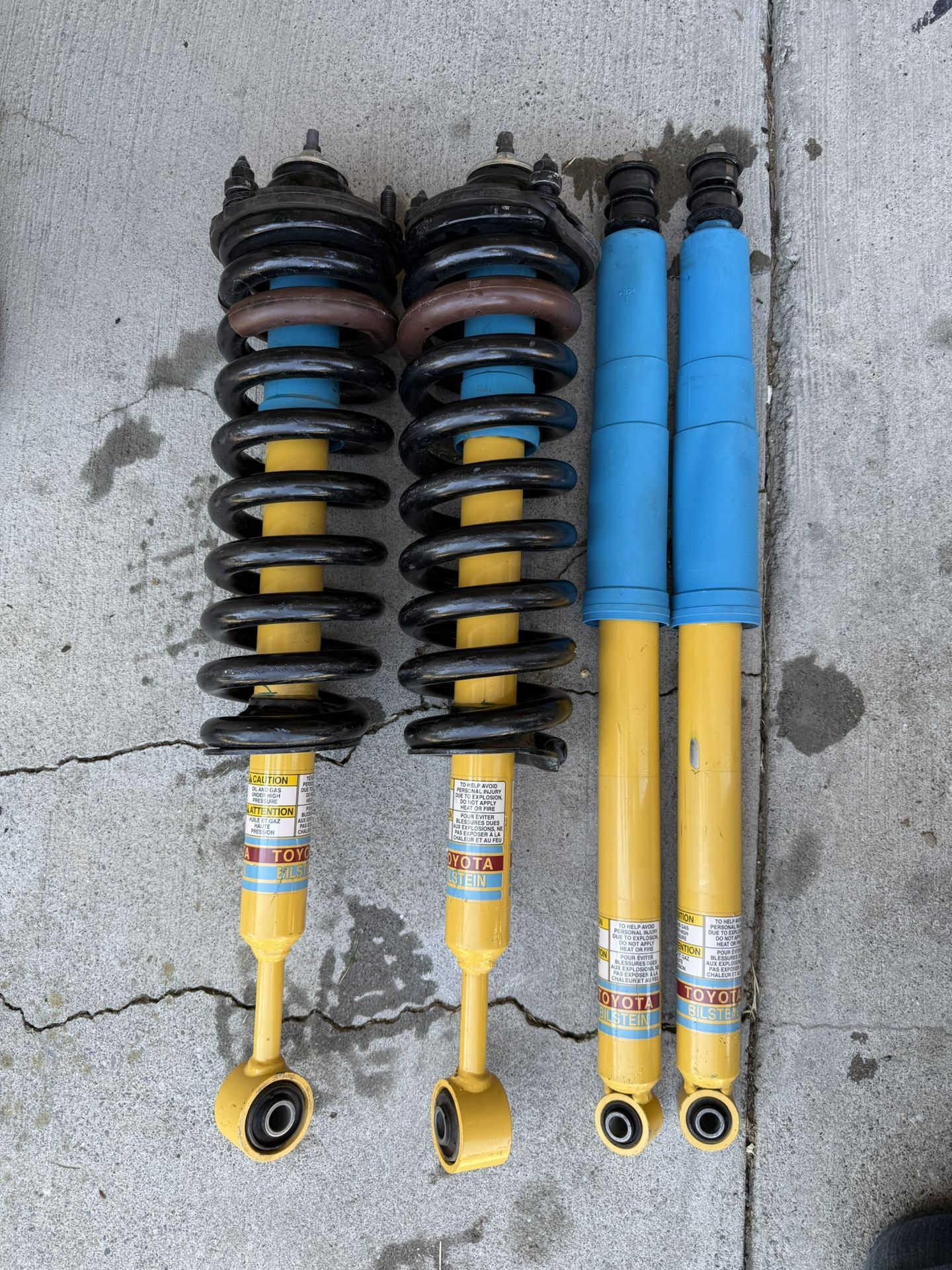 Toyota Tacoma TRD Bilstein Shocks & Struts – Full Set (OEM)