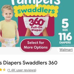 Pampers Swaddlers Pull On  116 Diapers