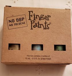 Finger Paints Nail Polish X 3 Colors