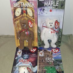 1999 McDonald's Ty Beanie Babies Complete Set Of 4