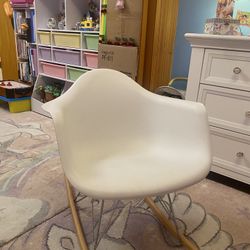 White Rocking Chair Modern 