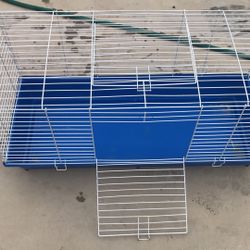Small Animal Cage Bowl And Water Bottle
