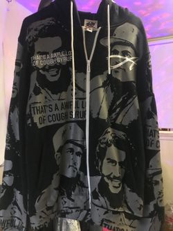 That's An Awful Lot of Cough Syrup Graphic Zip-Up Hoodie