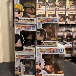 Naruto Funko Pop Bundle Itachi Madara Jiraiya