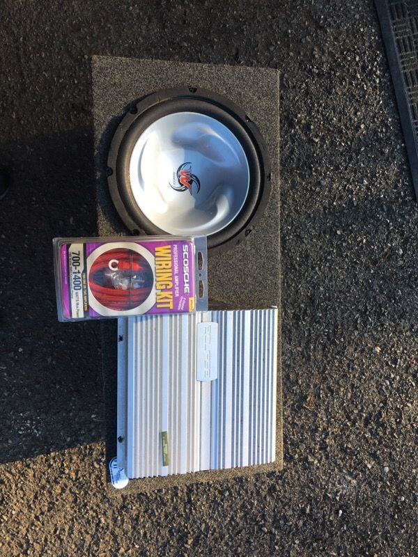 Subwoofer package (2 12