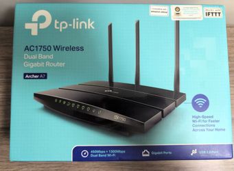 TP-Link Archer A7 AC1750 Wireless Dual Band Gigabit Router