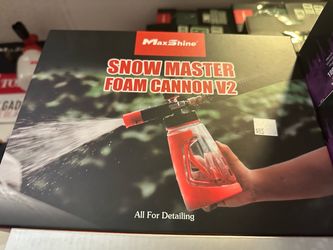 Maxshine wide mouth foam cannon only asking $85 (financing available)