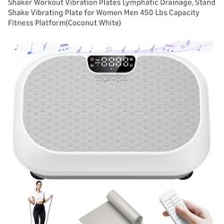 450lb Weight Capacity Vibration Plate Modern Exercise Fitness 