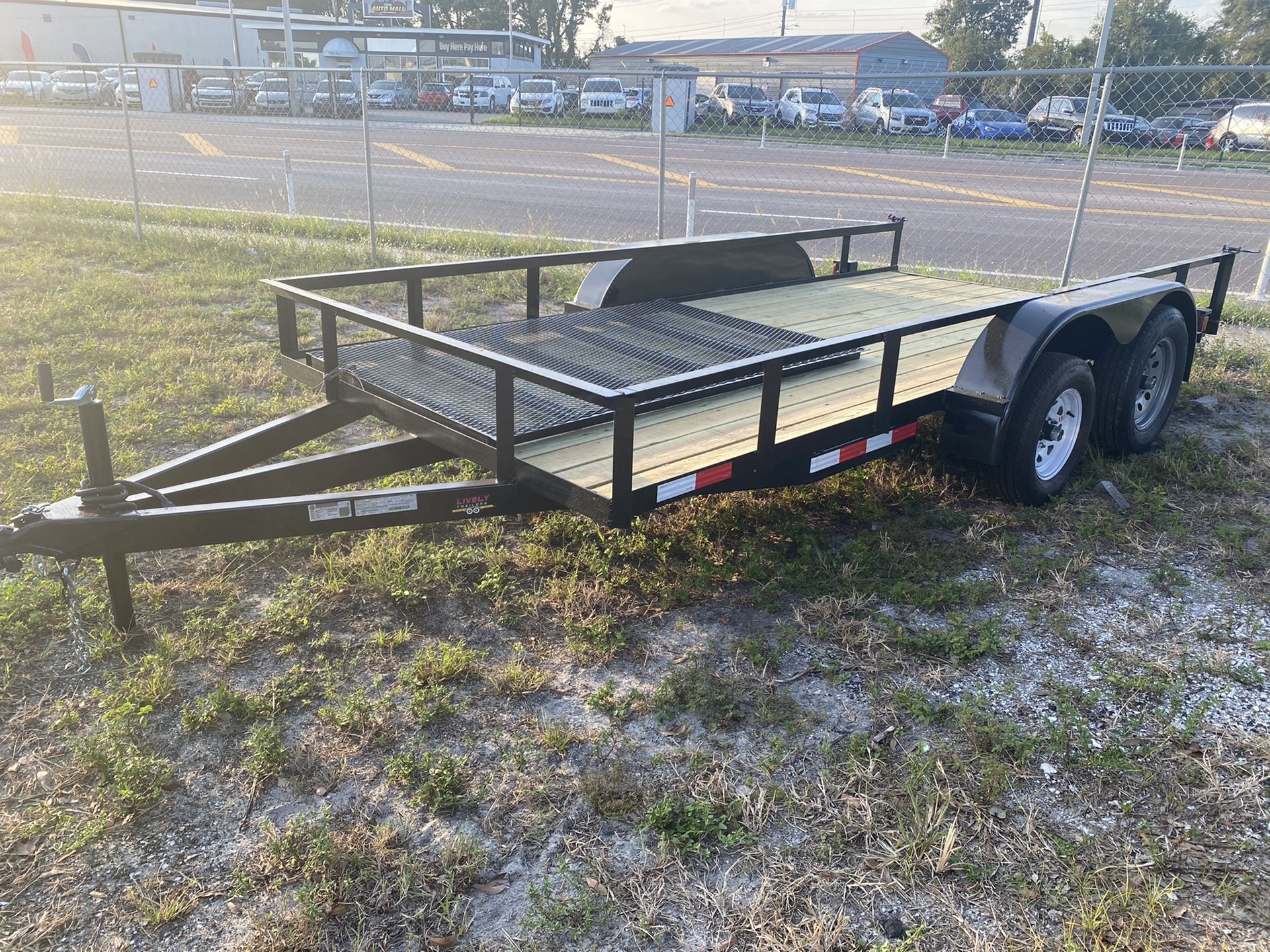 6x14 Tandem (Double) Axle Utility Trailer