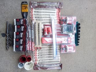 Professional Contractor Tool Accessory Lot (Hilti, Milwaukee, Diablo) Free Items With Purchase!!!
