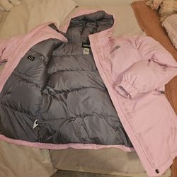 Pink North Face Girls Xl