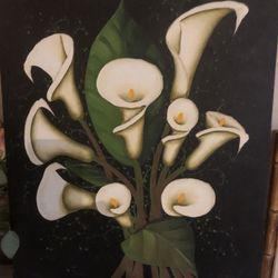 Calla Lilly Floral Painting