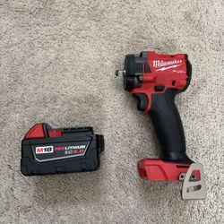 Milwaukee M18 FUEL GEN-3 18V Lithium-lon Brushless Cordless 3/8 in. Compact Impact Wrench with Friction Ring