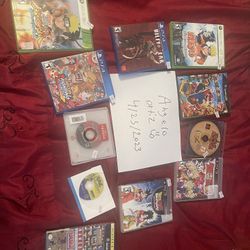 GameCube Ps4 Xbox 360 And PS3 Games