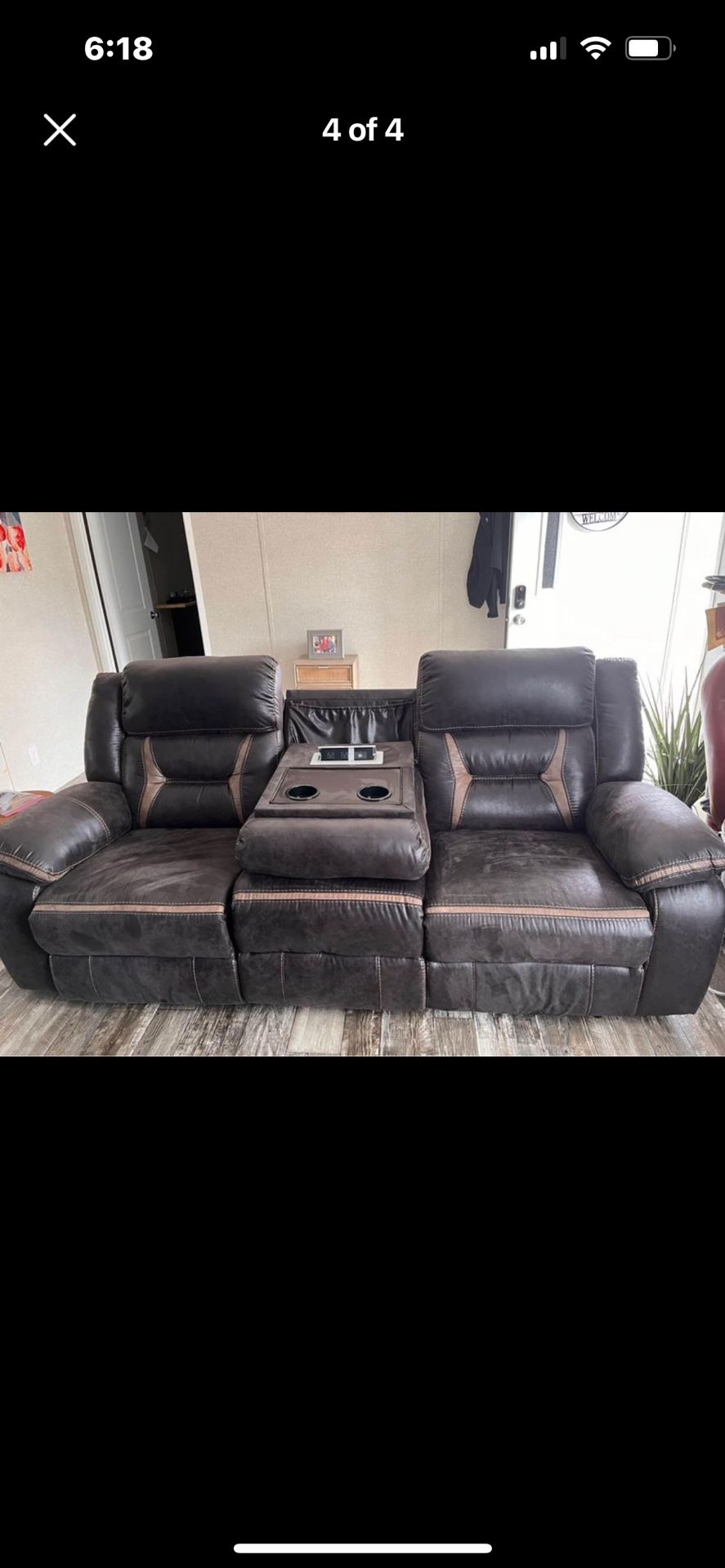 Matching Reclining Couch & Love Seat