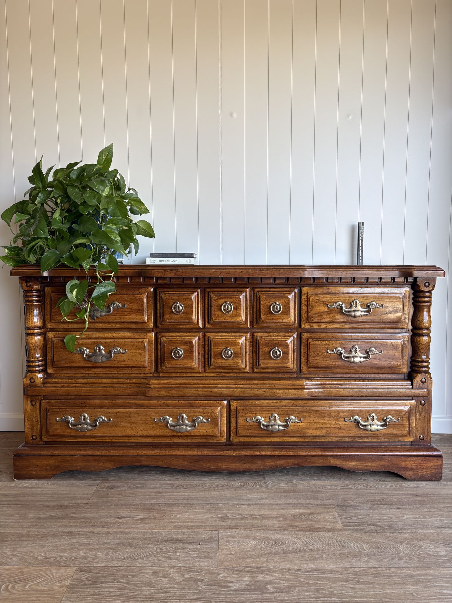 Vintage Solid Wood Dresser