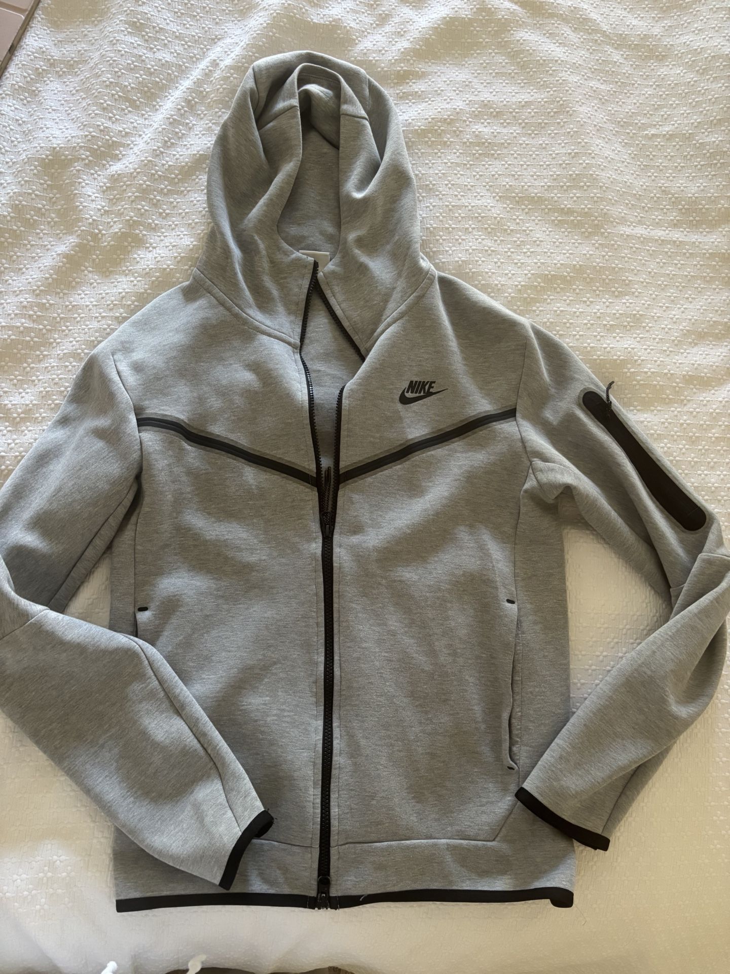 Grey Nike Tech Zip Up