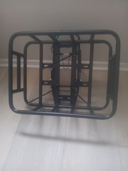 Universal rear mount bike basket