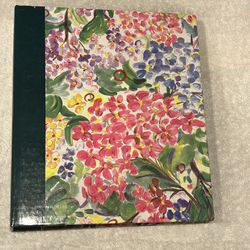 Flower Pattern Magnetic Photo Album Book 50 Pages Unsealed 