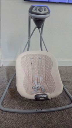 Baby swing with wire/battery.