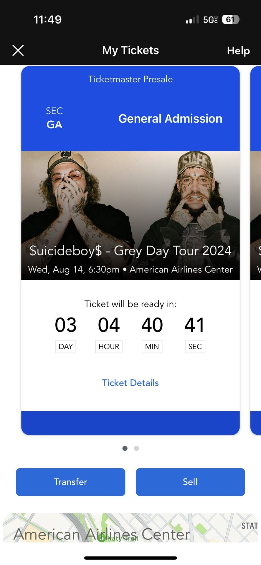 $uicideboy$ Grey Day Tour 2024 Dallas General Admission