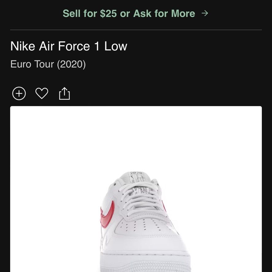 Nike Air Force 1 Euro Tour 2020