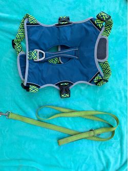XL dog harness and leash $5