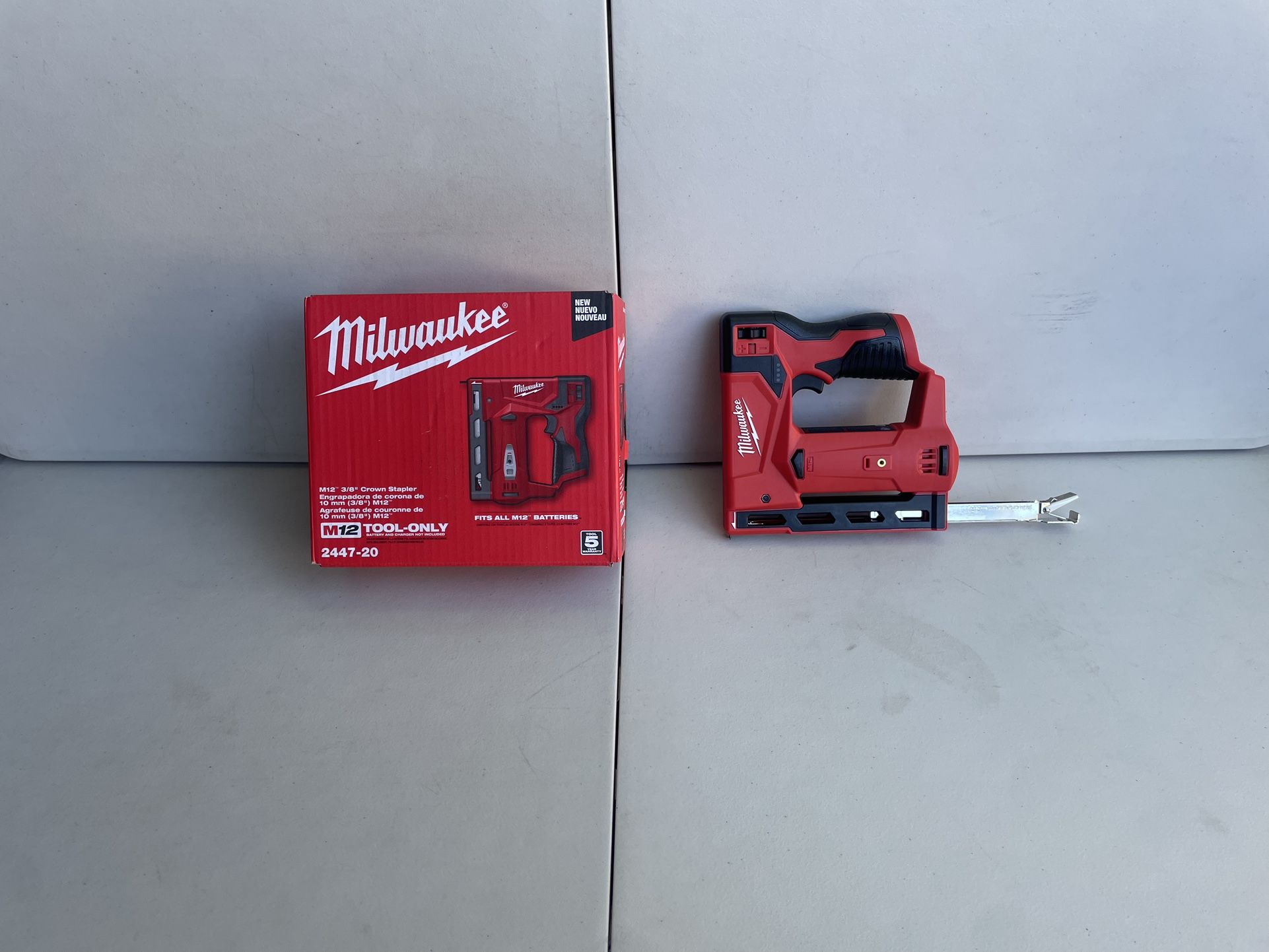 Milwaukee M12 Crown Stapler 3/8” Model 2447-20