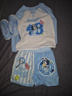 baby boy swimsuit and shoes