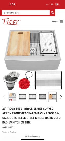 Ticor FARMHOUSE SINK ….