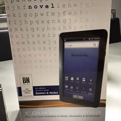 Pandigital Novel Barnes & Nobles 9” Color LCD Multimedia eReader Tablet iPad